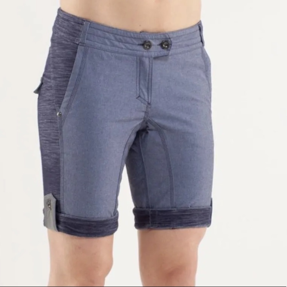 Lululemon Ride On Casual Shorts Deep Indigo Size 6
